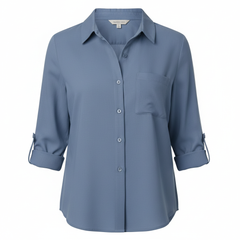 VoidVirtue Elegant Breeze Button-Down Women’s Shirt