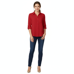 VoidVirtue Elegant Breeze Button-Down Women’s Shirt
